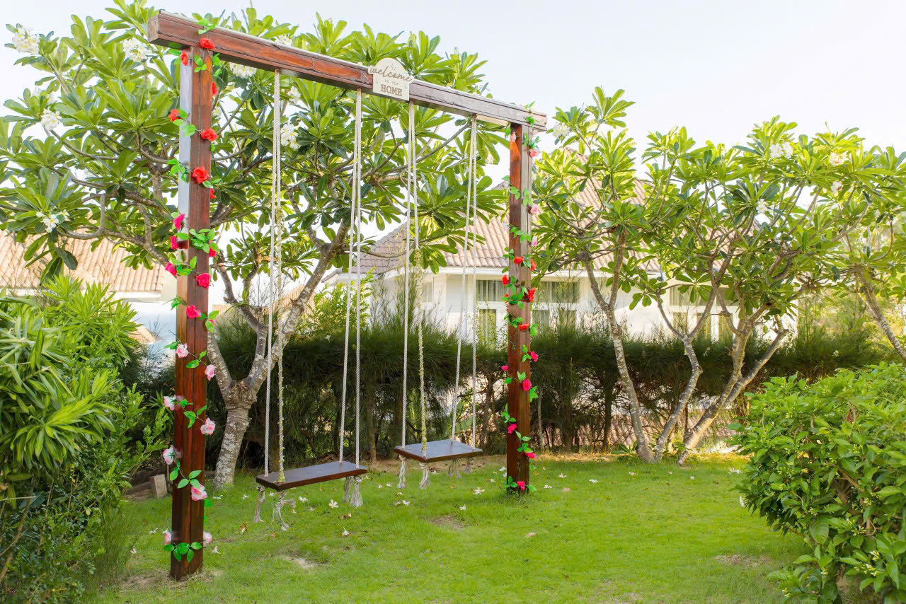 Sân vườn xanh mát – nơi thư giãn của tâm hồn