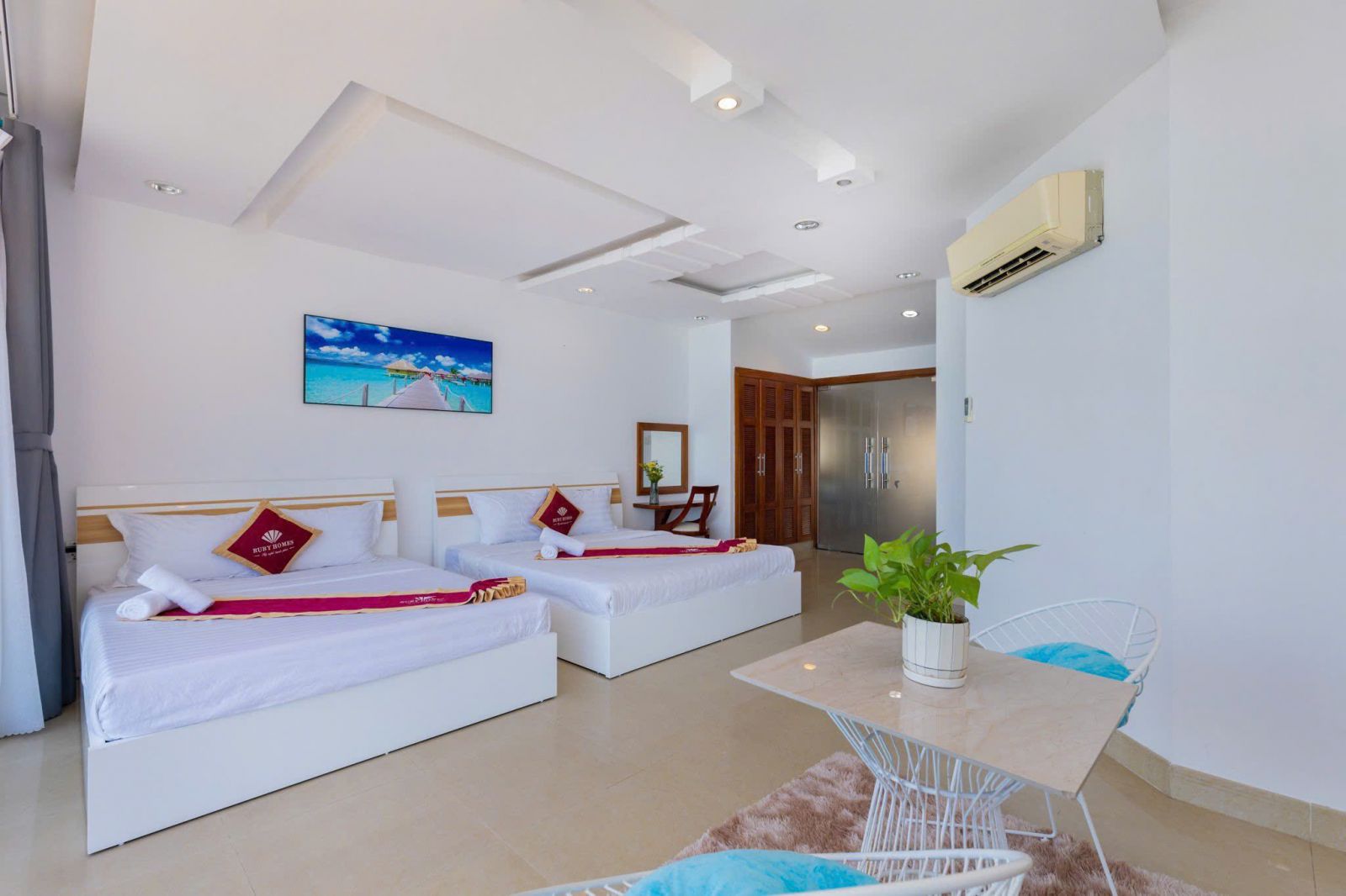 Không gian thiết kế – 3 phòng ngủ, 4 giường view biển