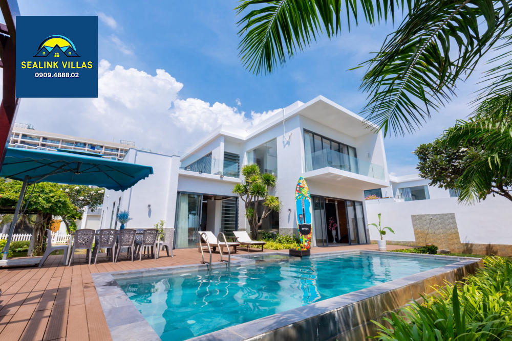 Villa D6 sở hữu vị trí vô cùng đặc biệt trong khu Aria Resort – nằm ở dãy sát biển