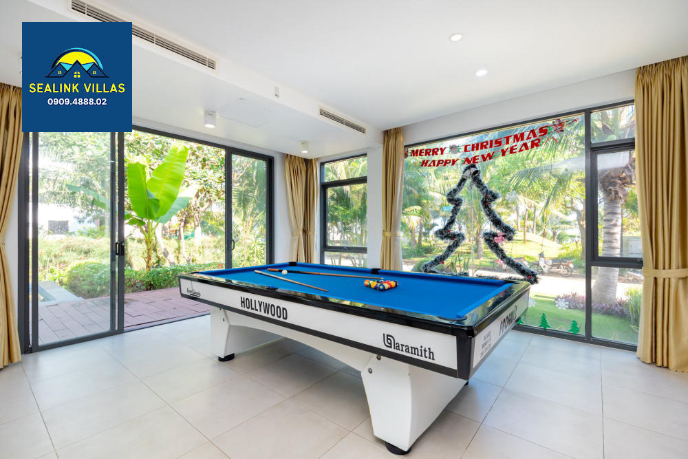 Karaoke và bàn bida – giải trí ngay tại villa